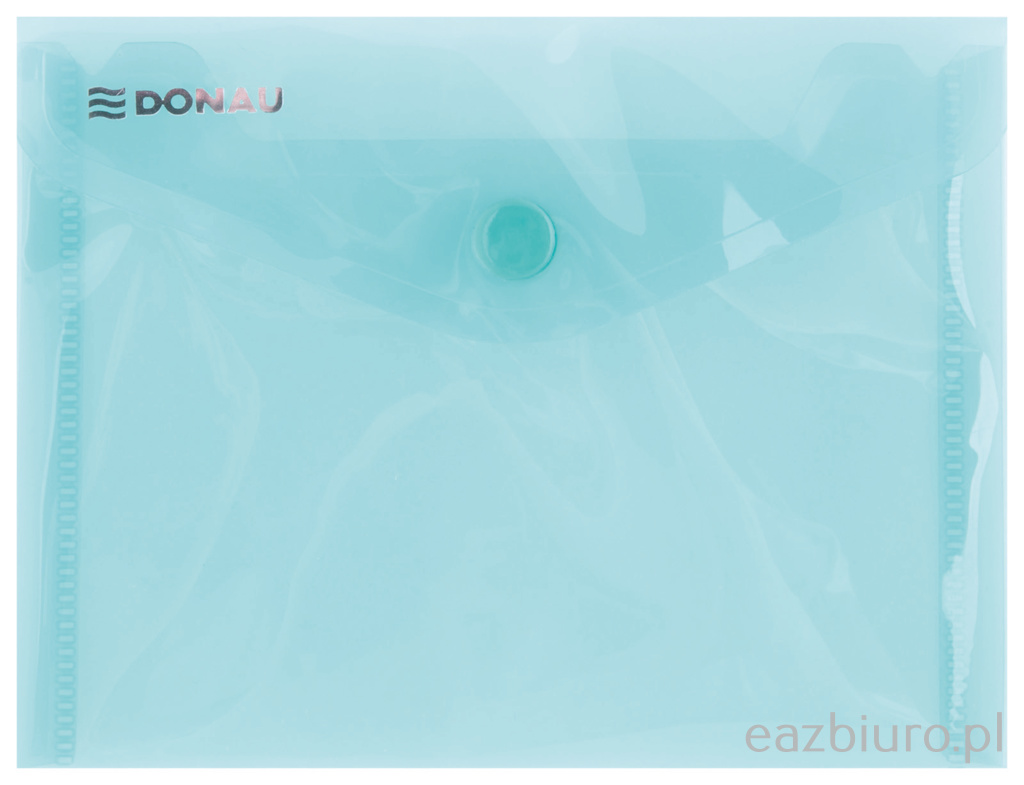 Teczka Plastikowa koperta A6 Donau zielona | eazbiuro.pl | Odbierz szybko!