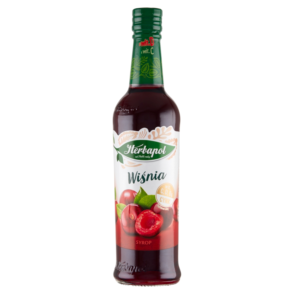 Syrop Herbapol 420 ml wiśniowy | eazbiuro.pl | Wybierz najlepsze!