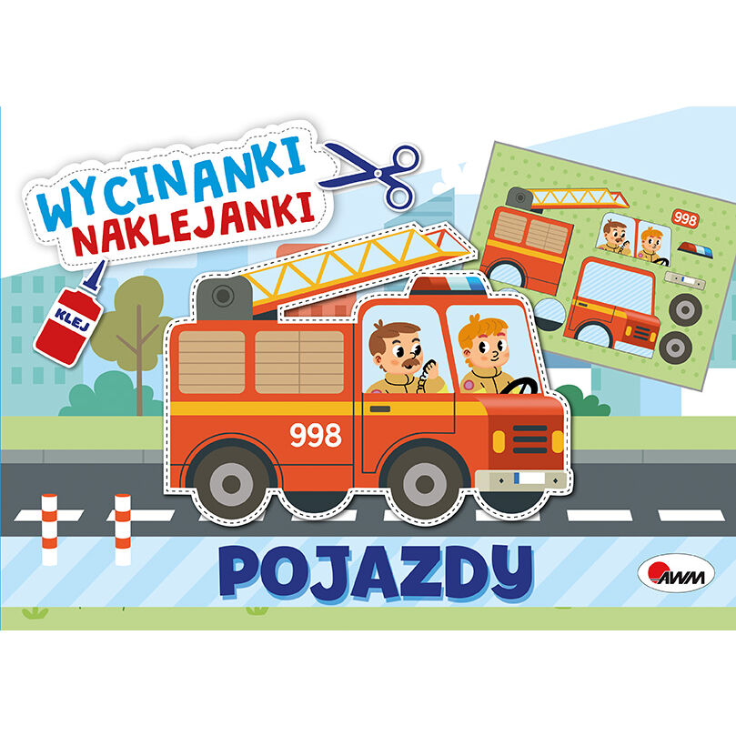 Wycinanki naklejanki pojazdy – wycinanki dla dzieci | Bestseller dla dzieci