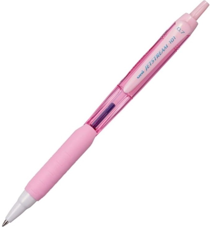 Długopis kulkowy sxn-101fl jetstream, różowa obudowa, niebieski wkład, uni | eazbiuro.pl | Zamów bezpiecznie!
