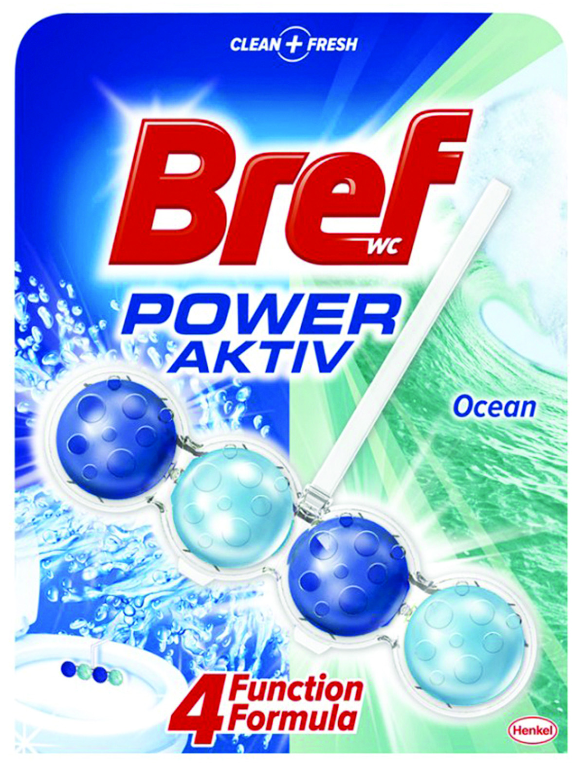 Zawieszka toaletowa Bref power aktiv Ocean, 50g