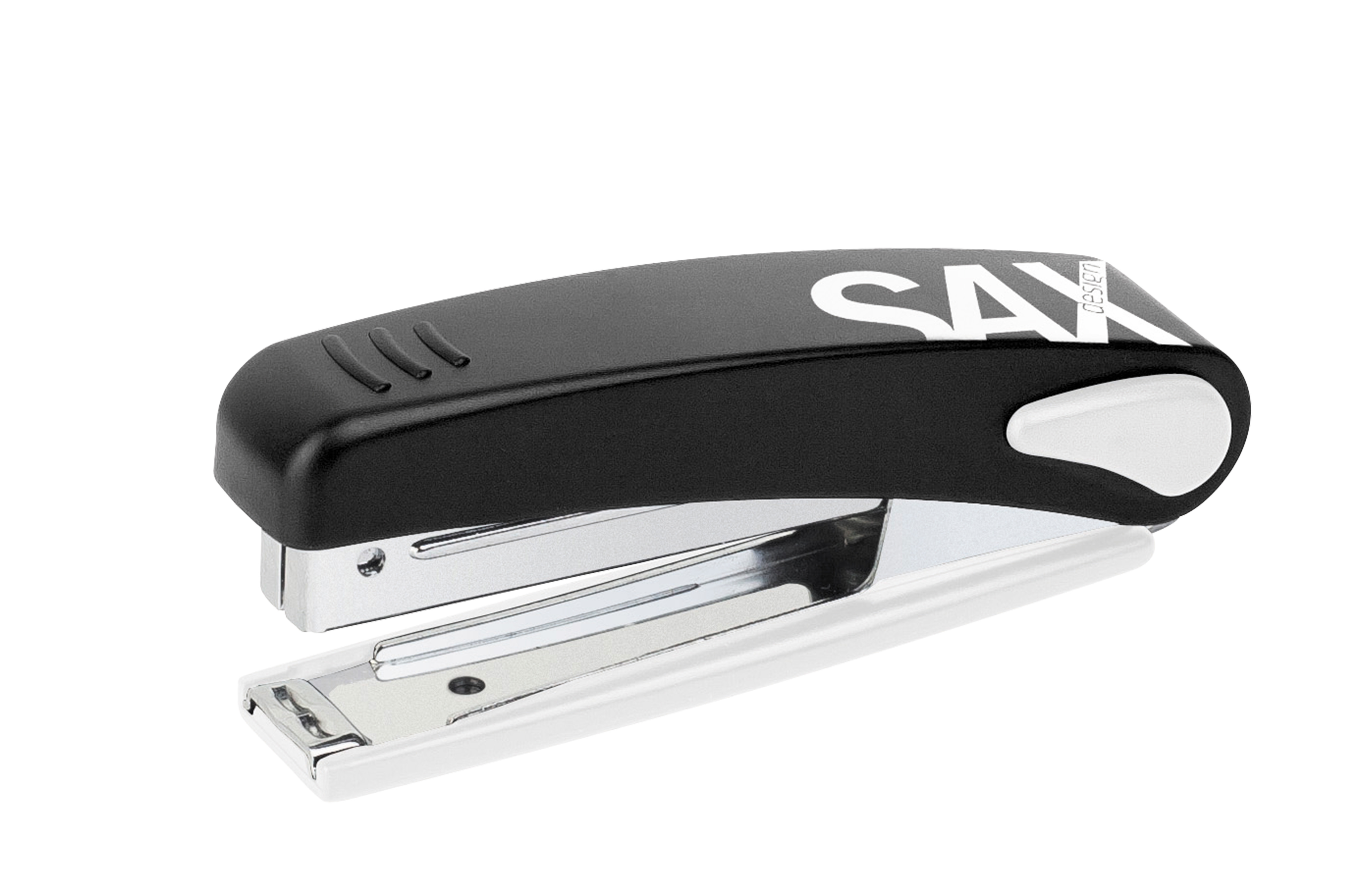 Zszywacz Saxdesign 219, zszywa do 10 kartek, zintegrowany rozszywacz, czarny | eazbiuro.pl | Zamów bezpiecznie!