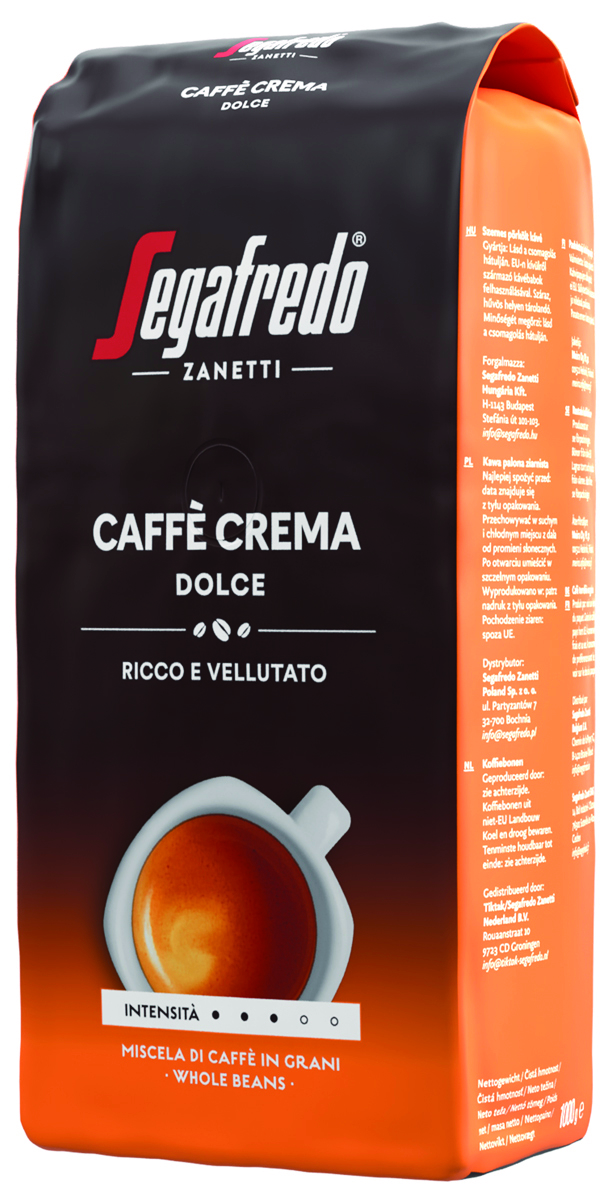 Kawa SEGAFREDO Caffe Crema Dolce, ziarnista, 1kg