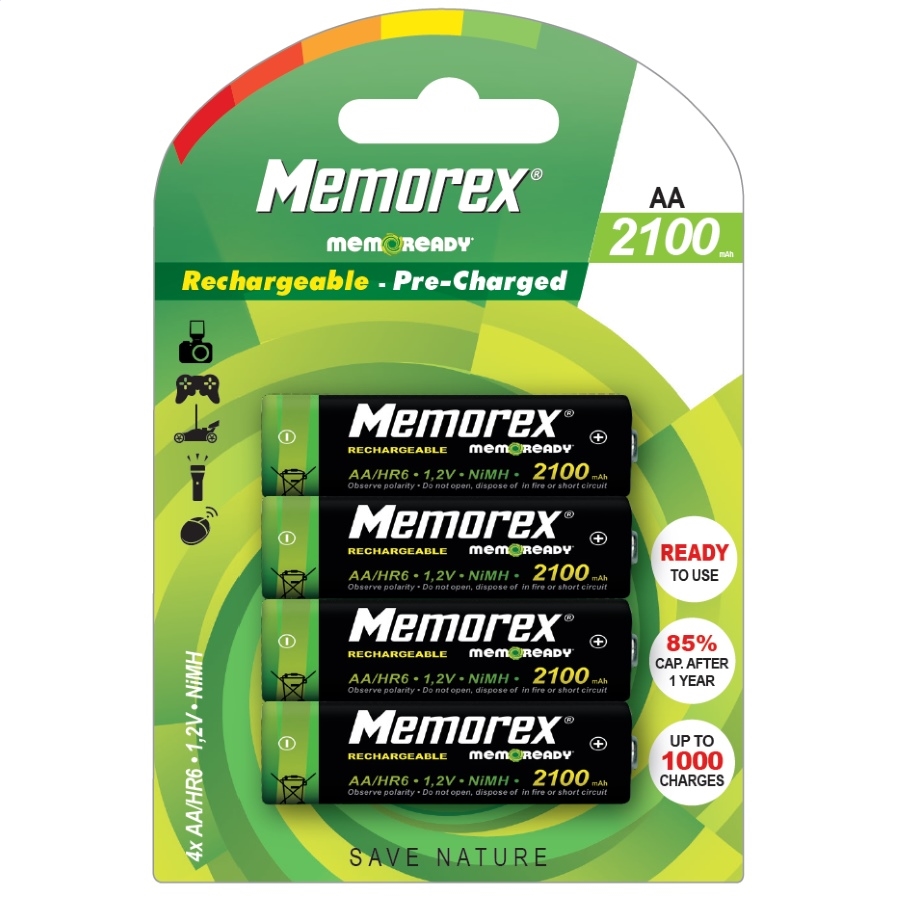 Bateria - akumulatorki r6aa 2100mah 4 sztuki