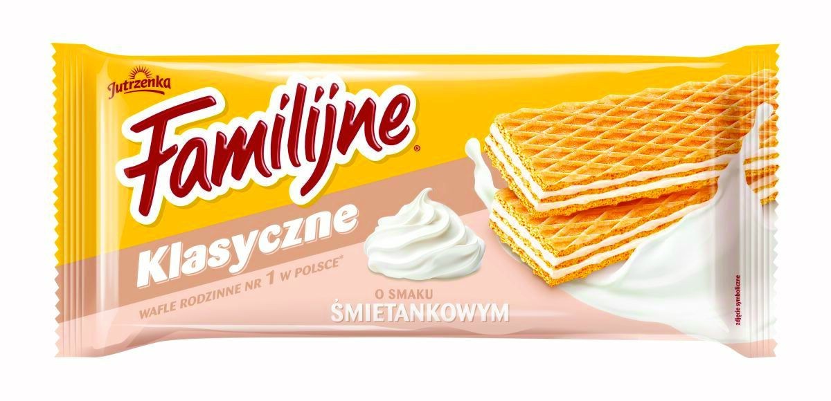 Wafle familijne śmietankowe