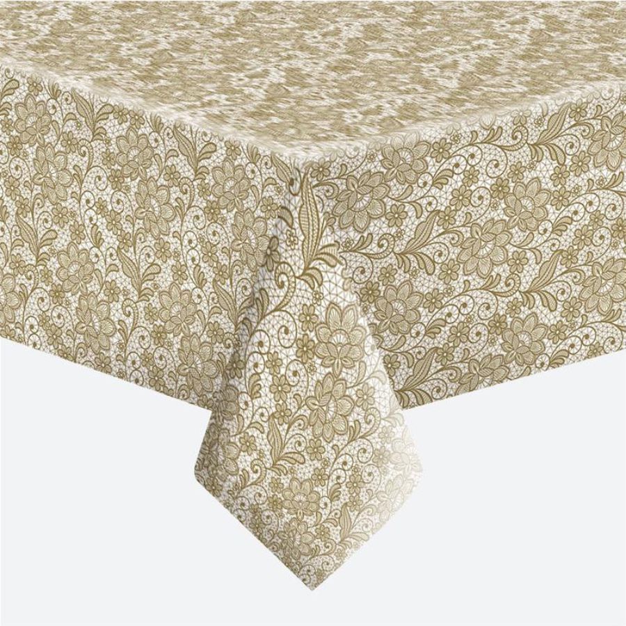 Obrus papierowy Lace Gold 120x180 cm 1 szt. POLMAK