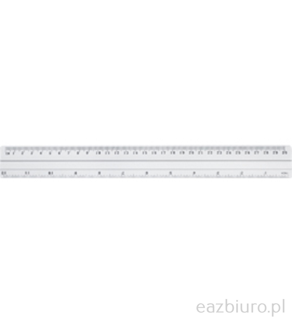 Linijka Grand aluminiowa - 30 cm gr-111-30 | eazbiuro.pl | Zamów korzystnie!