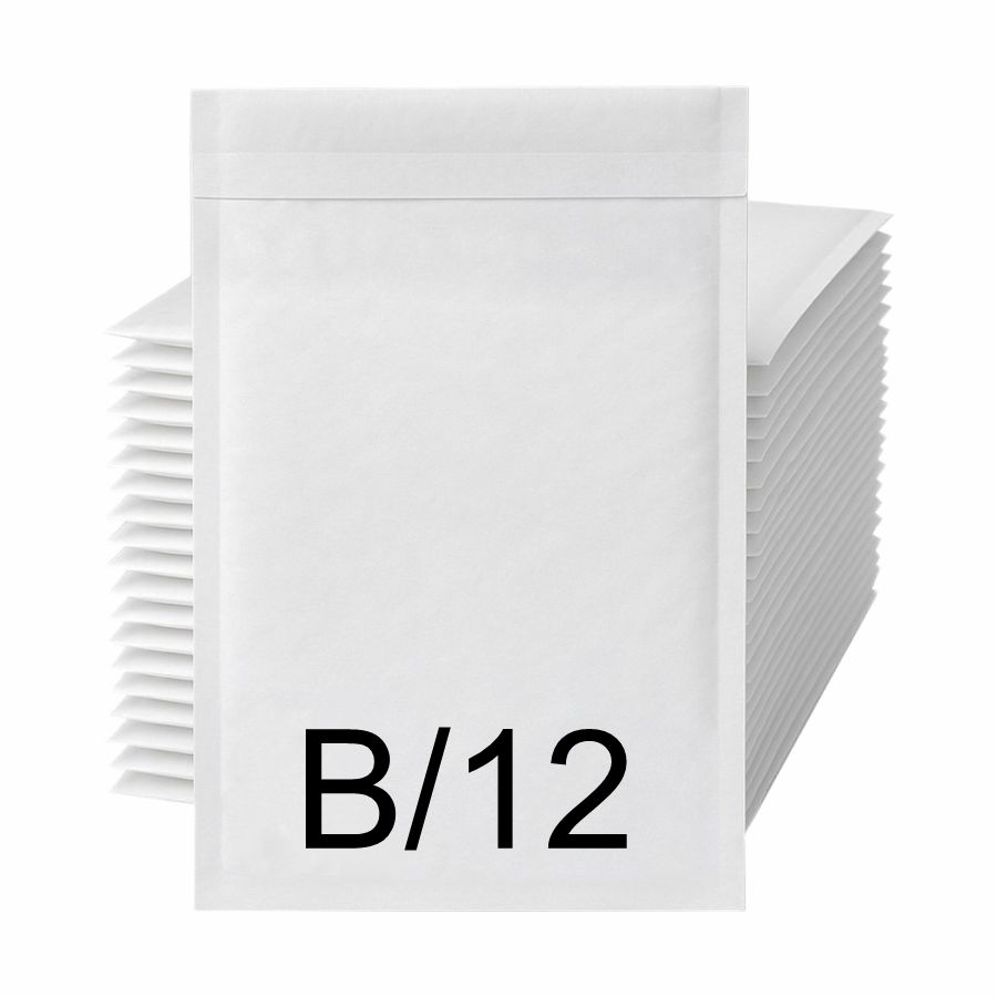Koperta kurierska biała 140x225 B/12  Plast