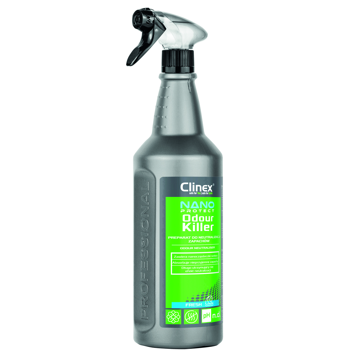Clinex nano protect silver odour killer fresh 77-348 neutralizator zapachów 1l Clinex nano protect silver odour killer fresh 77-348 neutralizator zapachów 1l