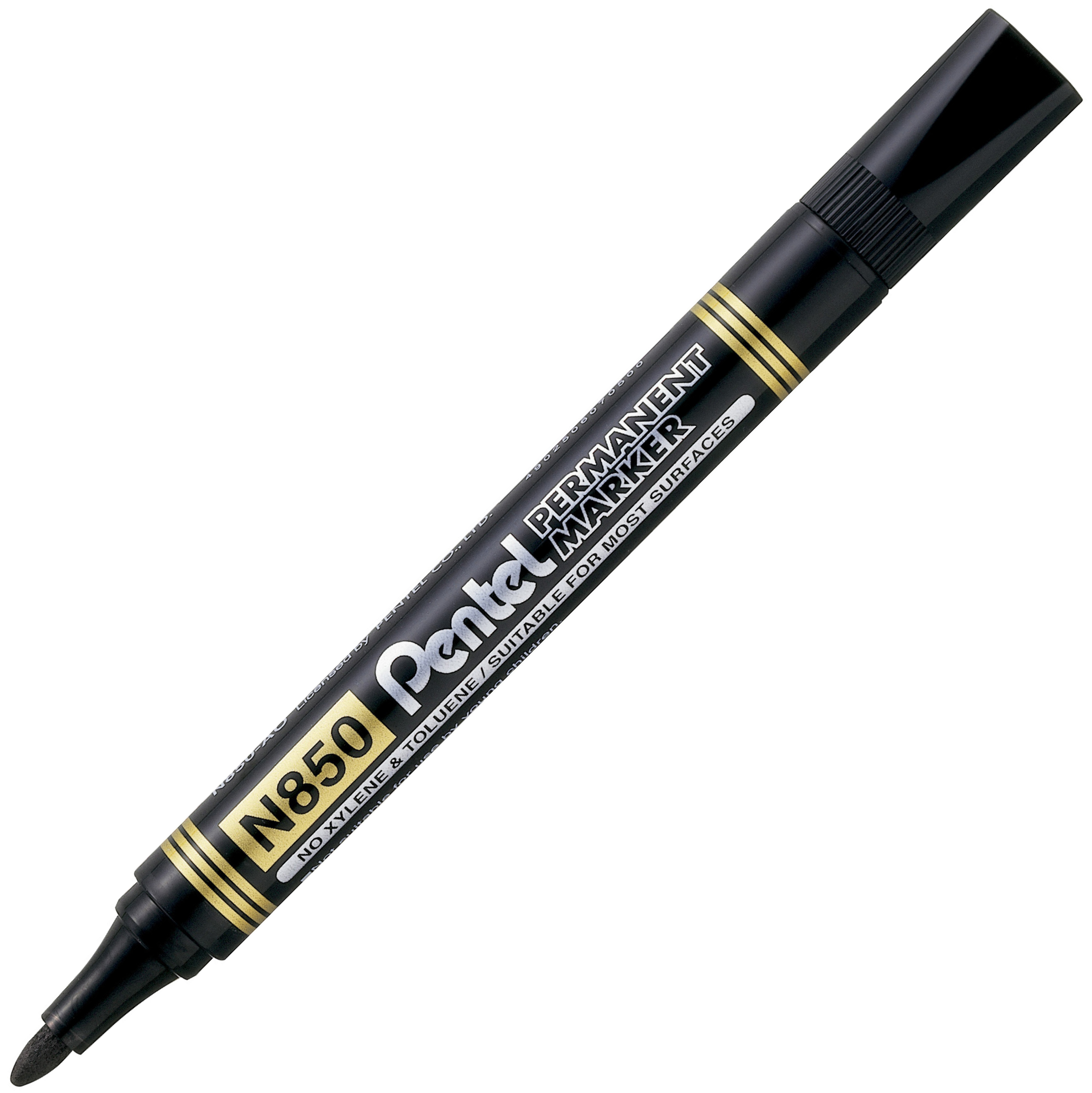 Marker Pentel n850 niezmywalny czarny okrągły