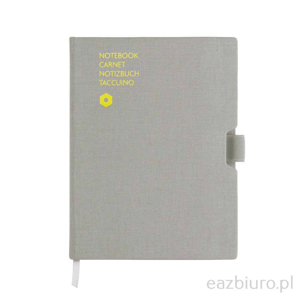 Notatnik Caran d'ache office, A5, 192 kartek, szary