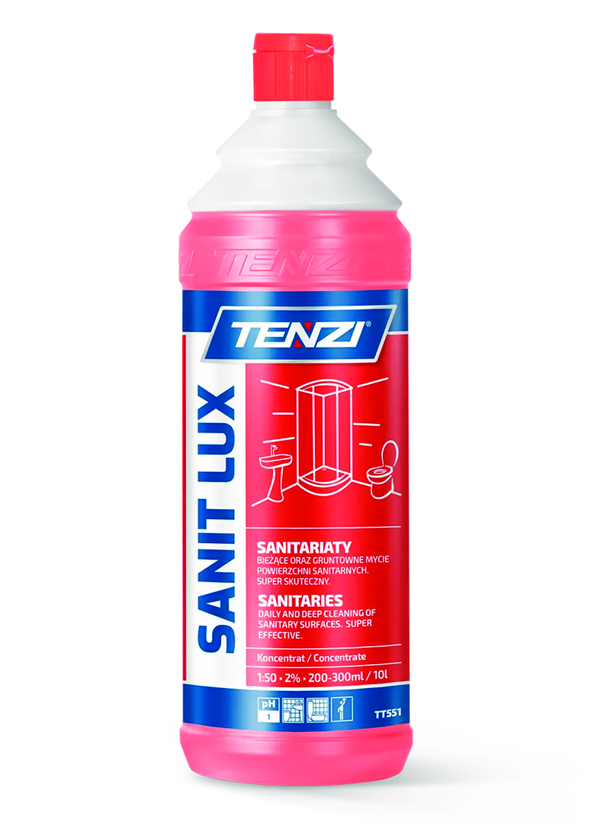 Koncentrat do gruntownego mycia powierzchni sanitarnych Tenzi Sanit Lux 1l