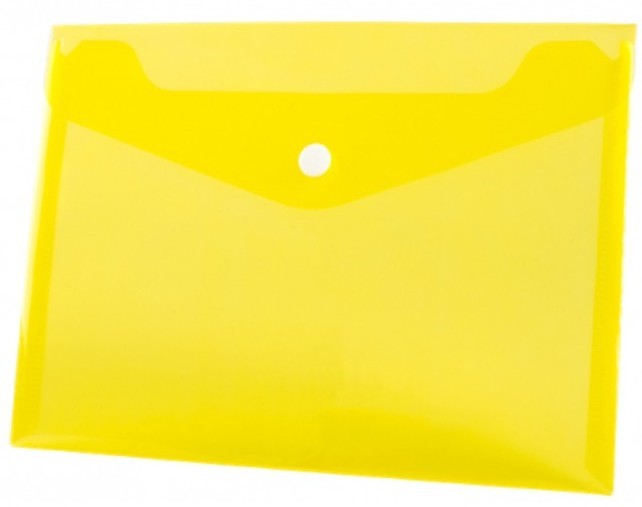 Koperta pp na zatrzask A5 żółta | eazbiuro.pl | Odbierz szybko!