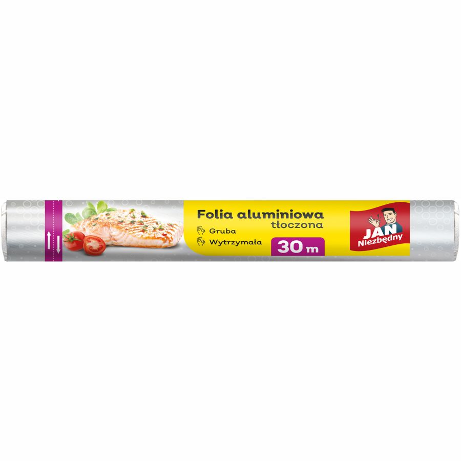 Folia aluminiowa z tłoczeniem 30m Jan Niezbędny
