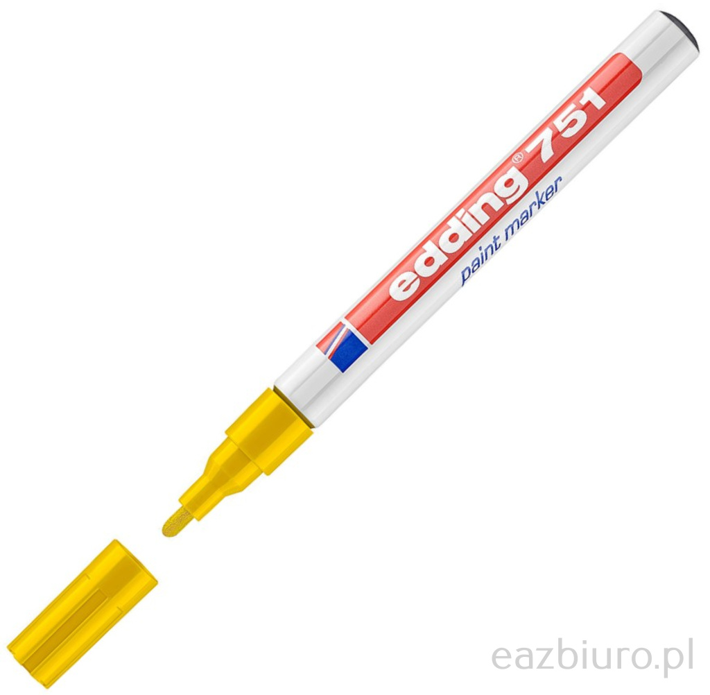 Marker olejowy Edding 751 średni żółty