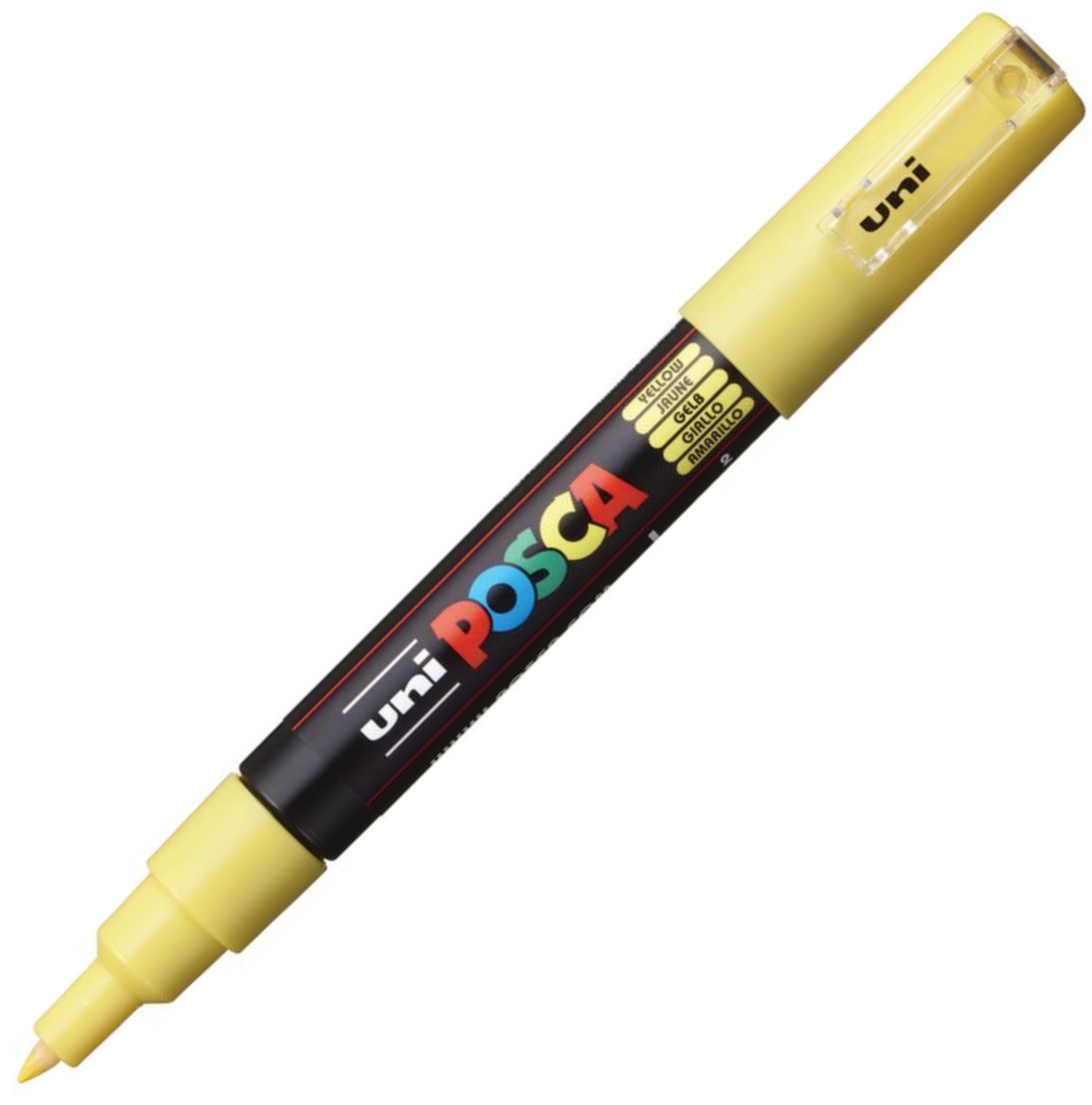 Pc-1 m pastelowy żółty marker posca uni | eazbiuro.pl | Kup taniej!