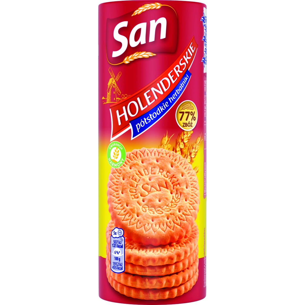 Herbatniki holenderskie SAN, półsłodkie, 150g