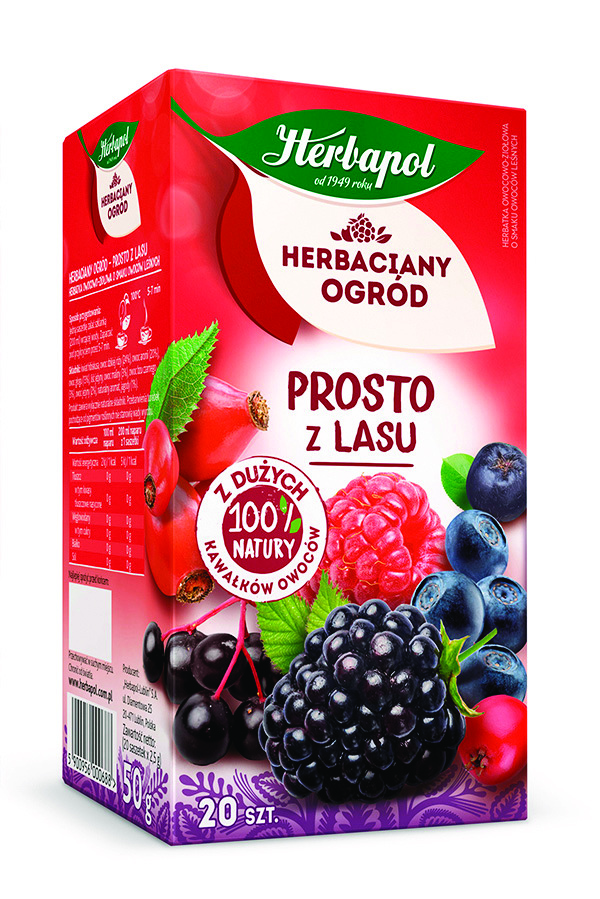 Herbata owocowa Herbapol 20 torebek Prosto z Lasu owoce leśne