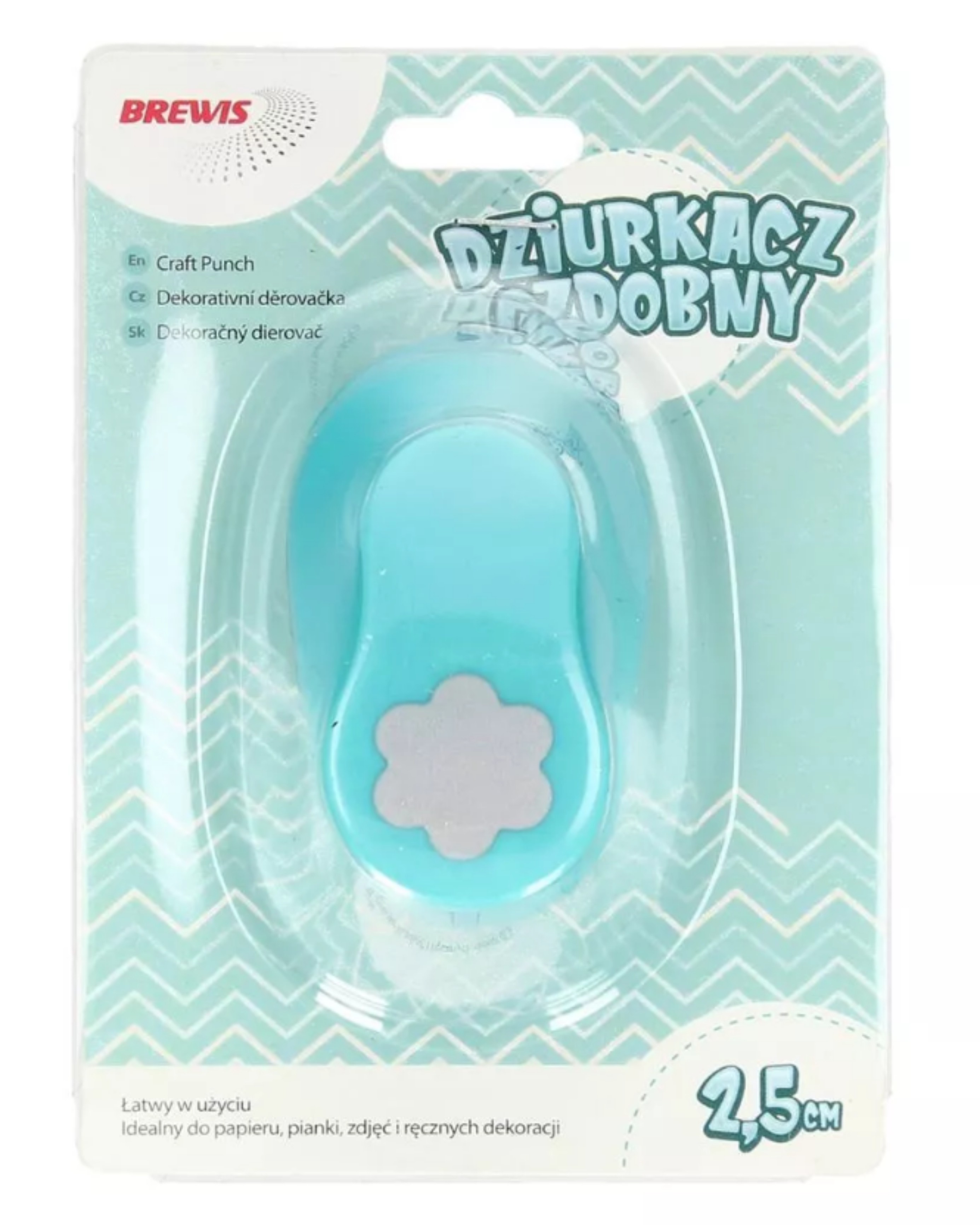 Dziurkacz ozdobny 2,5 cm kwiatek 1 | eazbiuro.pl | Postaw na jakość!