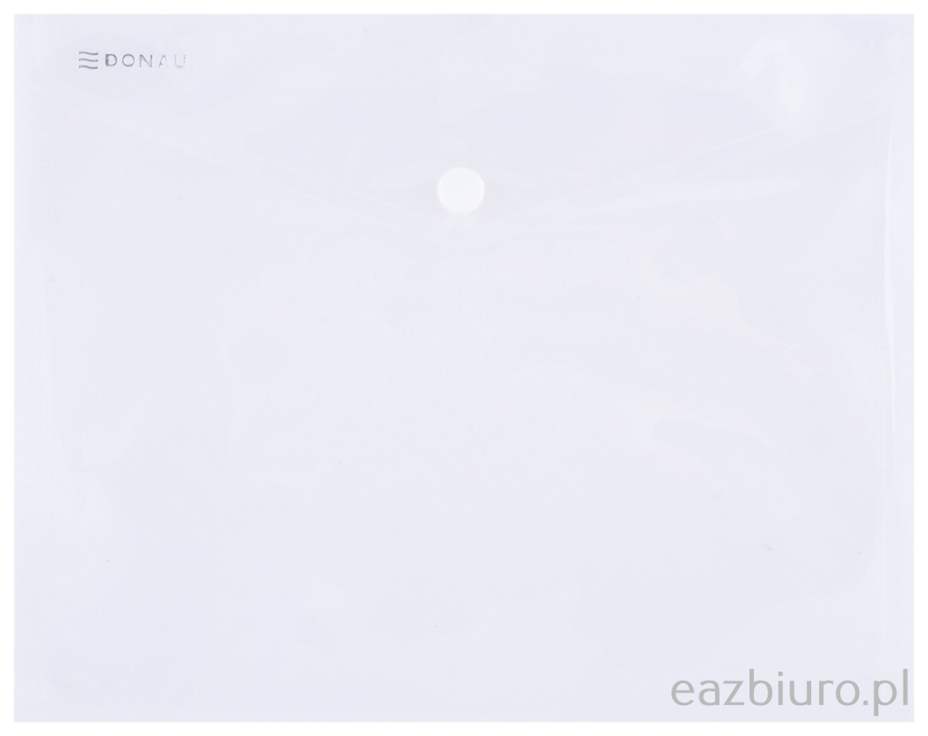 Teczka kopertowa Donau zatrzask, pp, C5, 180mikr., transparentna | eazbiuro.pl | Odbierz szybko!