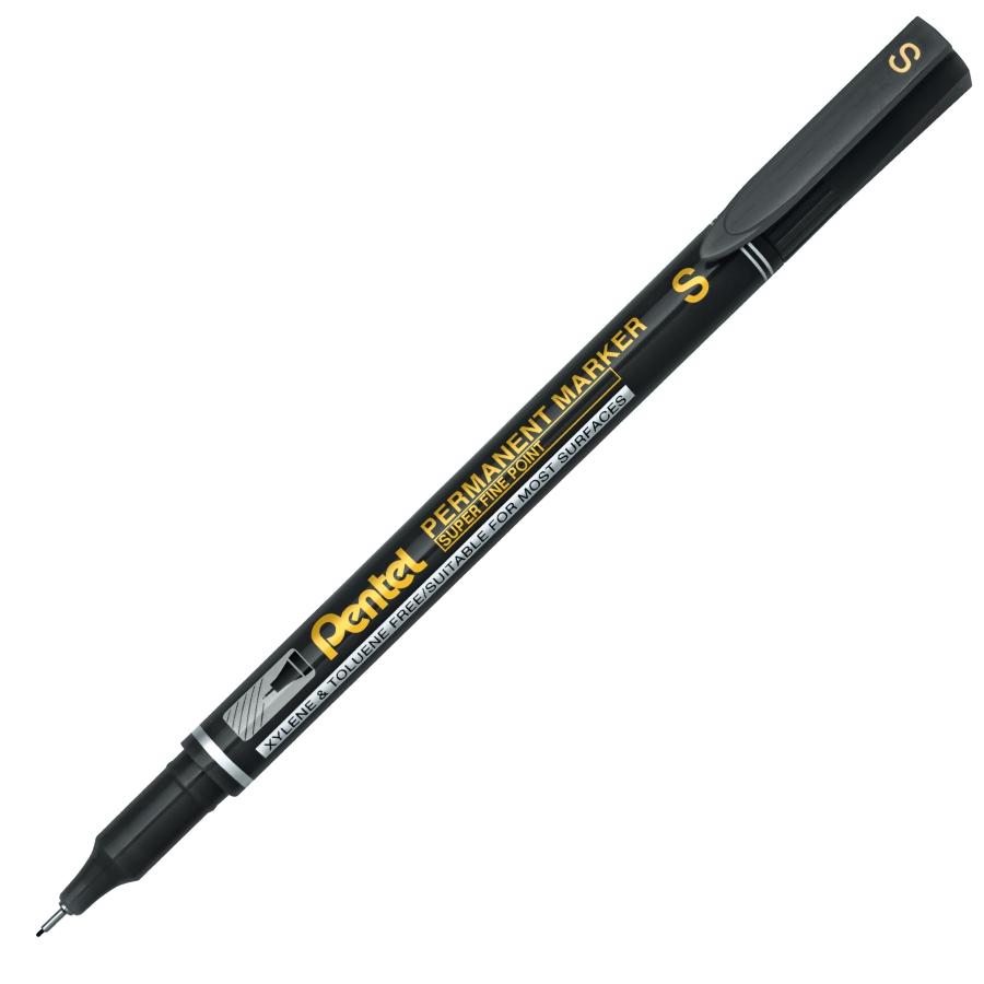Foliopis Pentel z supercienką końcówką czarny