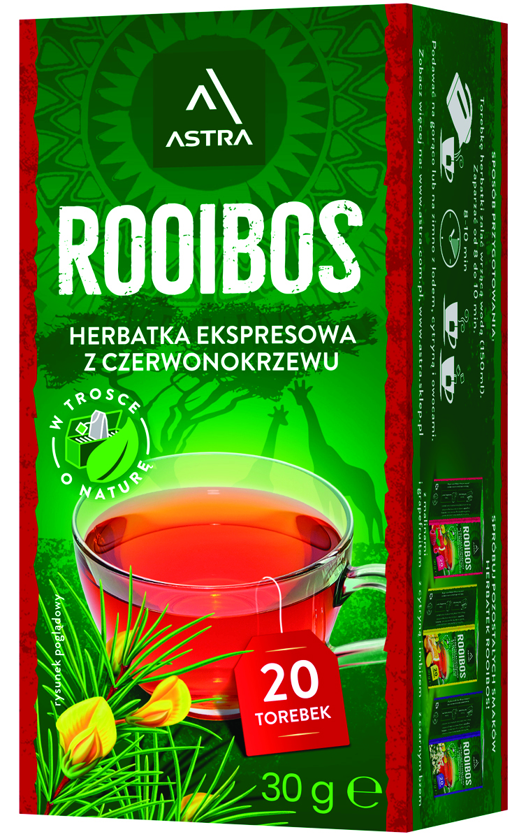 Herbata ASTRA Rooibos, 20 torebek