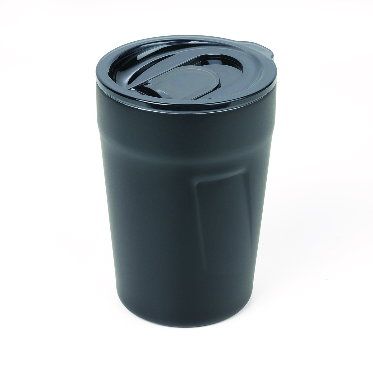 Kubek termiczny TROIKA Cup-uccino, 300ml, stalowy, czarny Kubek termiczny TROIKA Cup-uccino, 300ml, stalowy, czarny