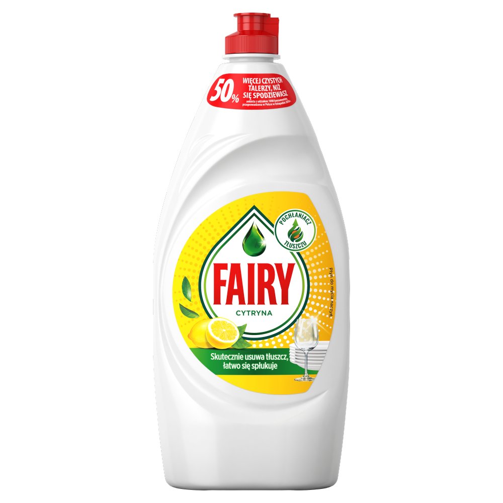 Płyn do mycia naczyń Fairy Lemon 900 ml | eazbiuro.pl | Zamów błyskawicznie!