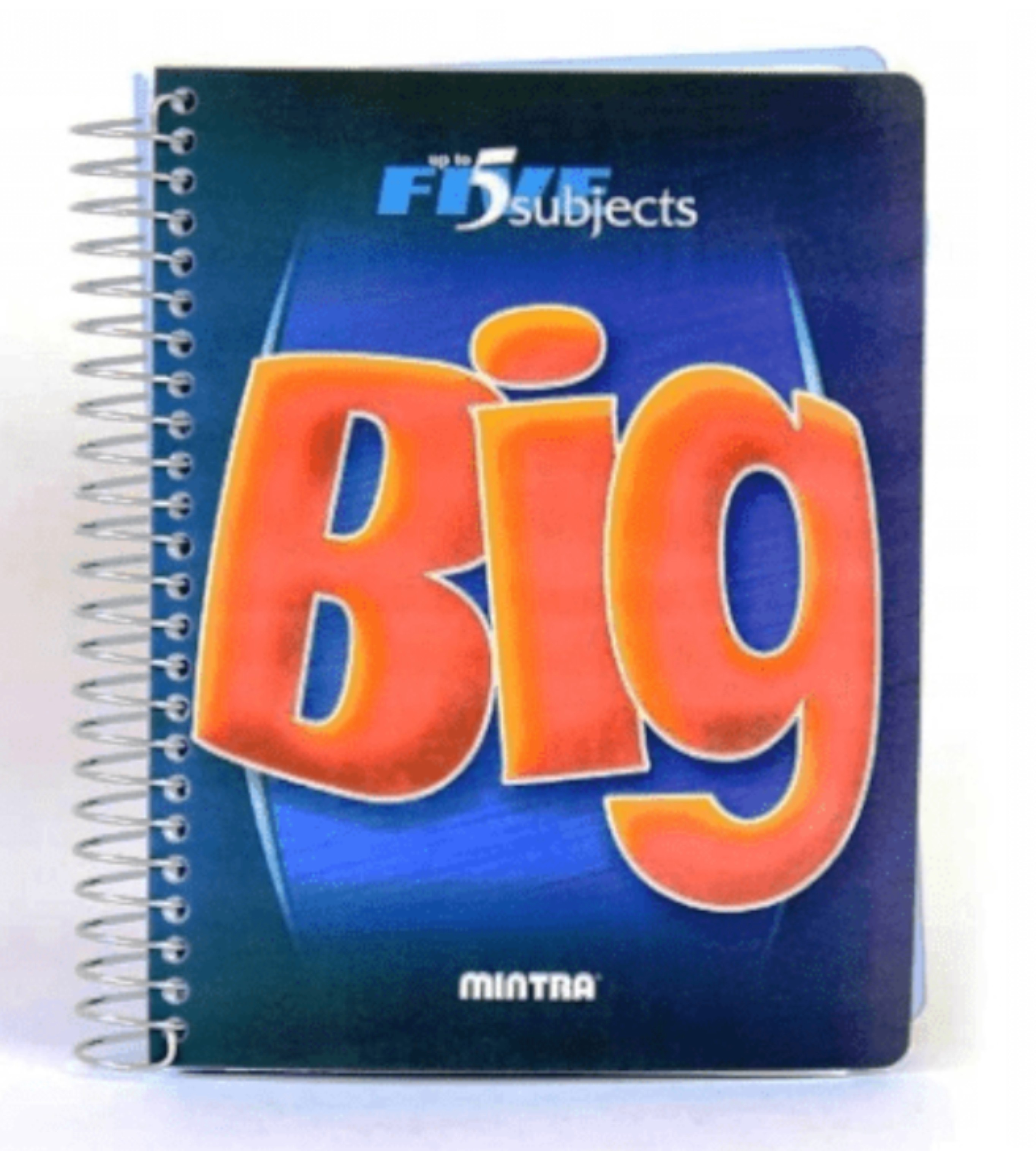 Kołonotatnik big, format A5, 160 kartek 80 g/m2, przekładki 4x40, linie, granatowy | eazbiuro.pl | Kup pewnie!