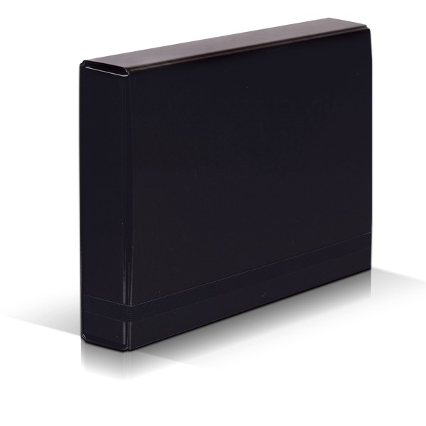 Teczka 341 z gumką box 5cm cariBic czarna Teczka 341 z gumką box 5cm cariBic czarna