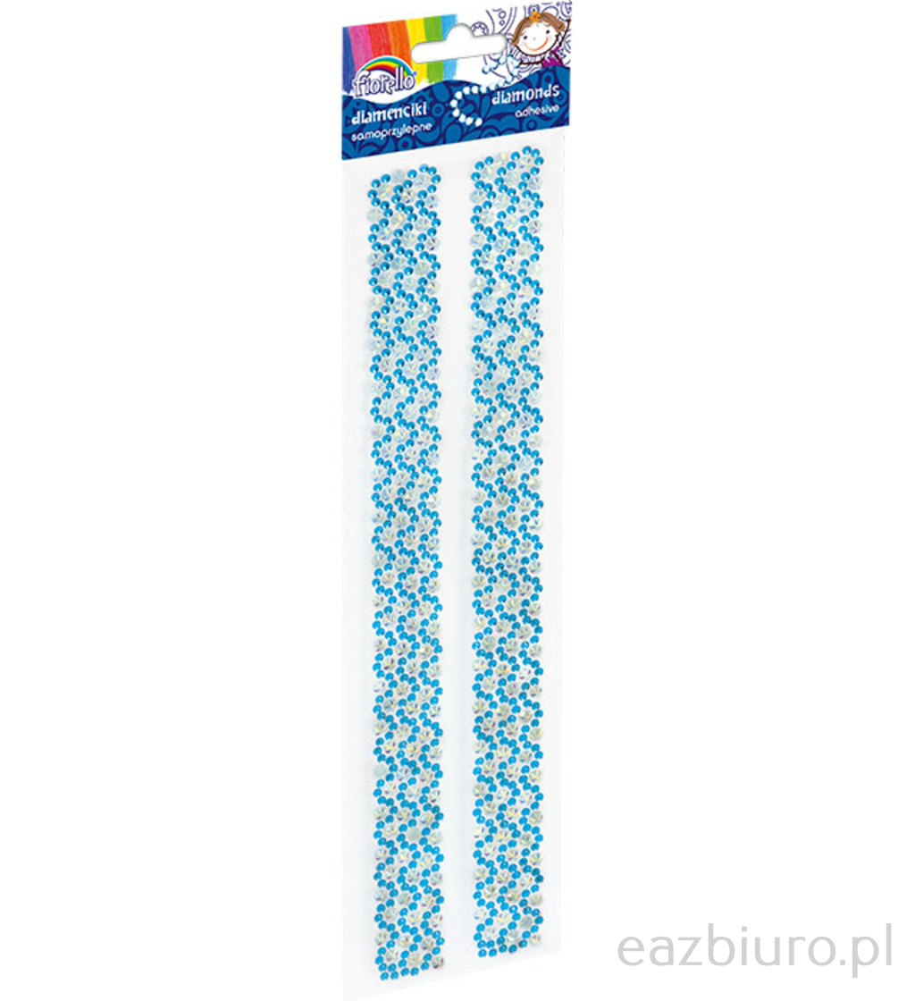 Diamenciki samoprzylepne Fiorello gr- ds081-1 niebiesko-błękitne | eazbiuro.pl | Zamów teraz!