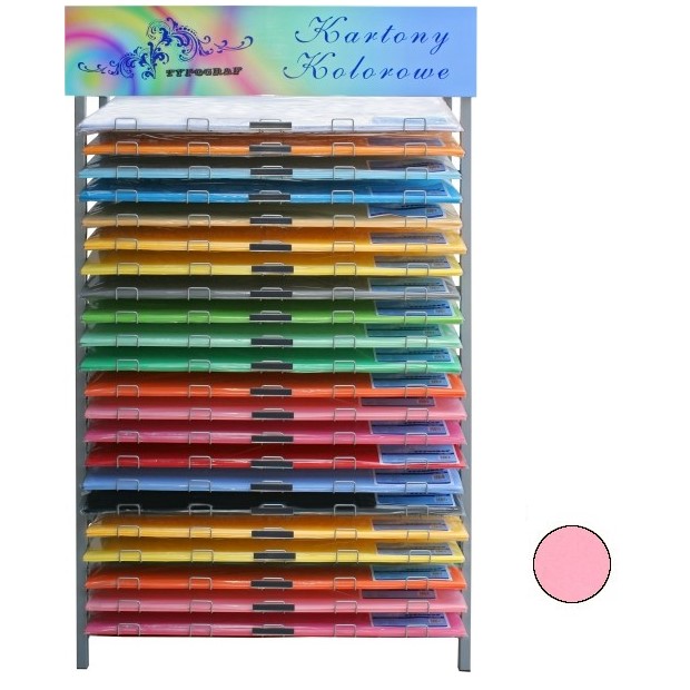 Karton kolorowy Typograf B1 240 g/m2 jasny rożowy | eazbiuro.pl | Kup w promocji!