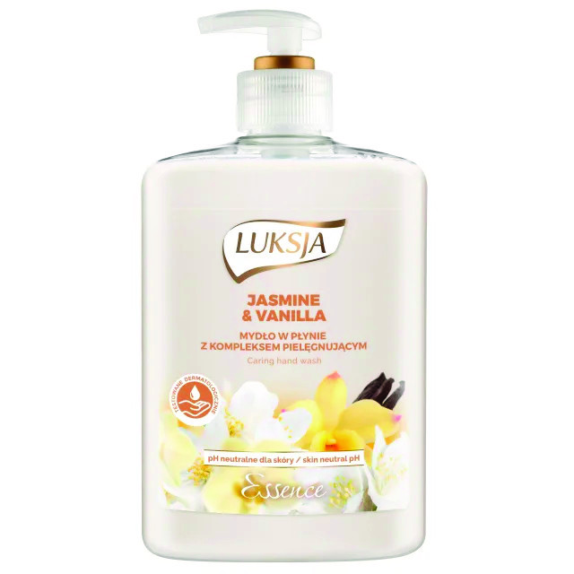 Mydło w płynie Luksja jaśmin i wanilia, 500ml Mydło w płynie Luksja jaśmin i wanilia, 500ml