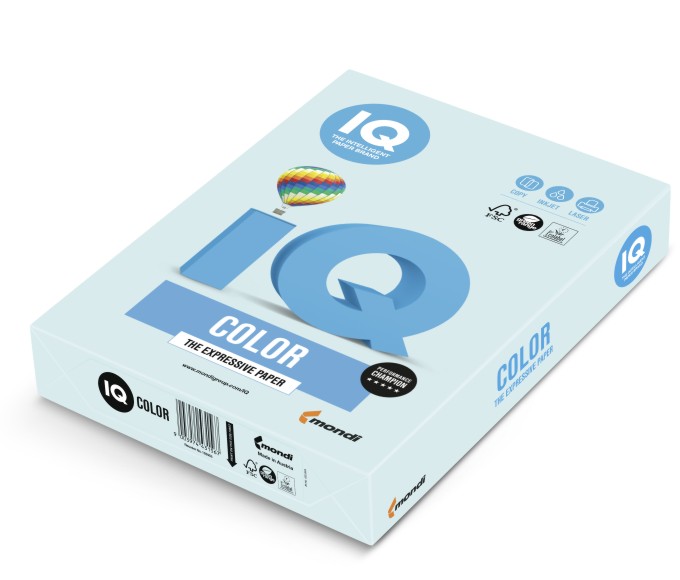 Papier ksero iq color A4 jasnoniebieski bl29