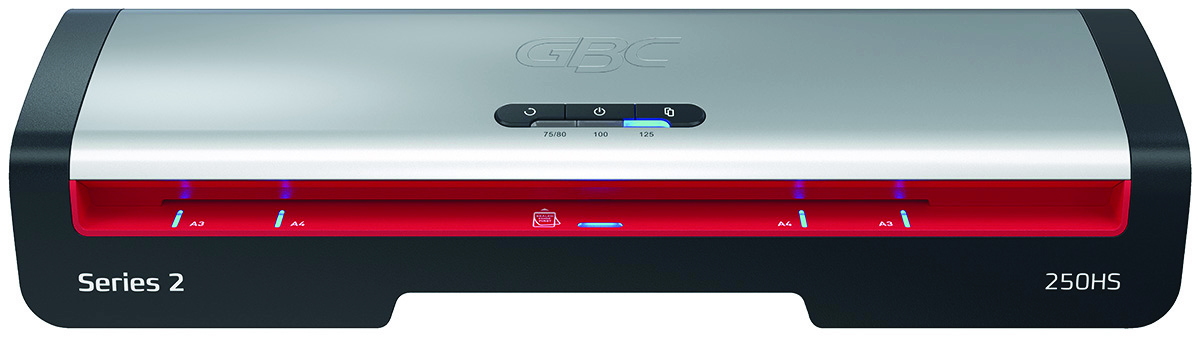 Laminator GBC 250HS Office, A3, nagrzew.: 1min, prędk. laminacji: 36s., czarno-srebrny