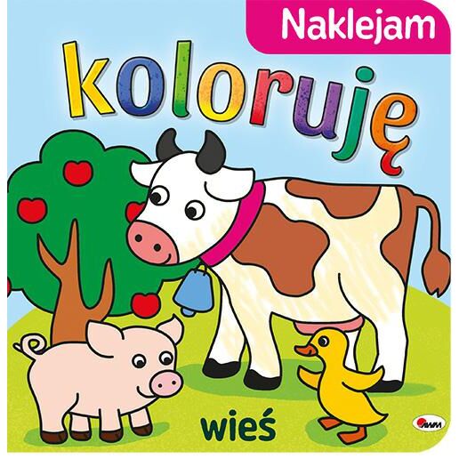 Naklejam koloruję wieś – kolorowanka dla dzieci | Zamów online Naklejam koloruję wieś – kolorowanka dla dzieci | Zamów online
