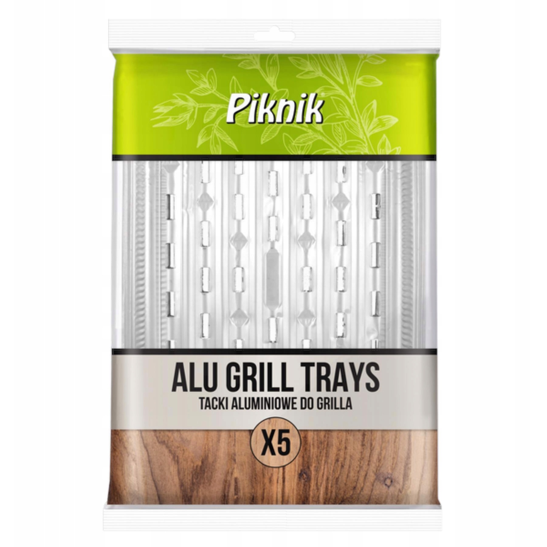 Tacki do grilla aluminiowa duże 5szt Piknik