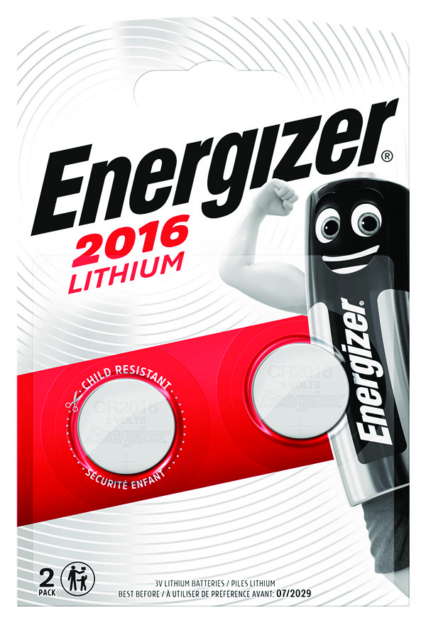 Bateria CR2016 Energizer 2 sztuki