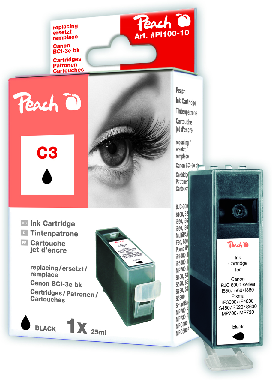 Tusz peach r Canon bci-3e bk (do bjc 3000), black