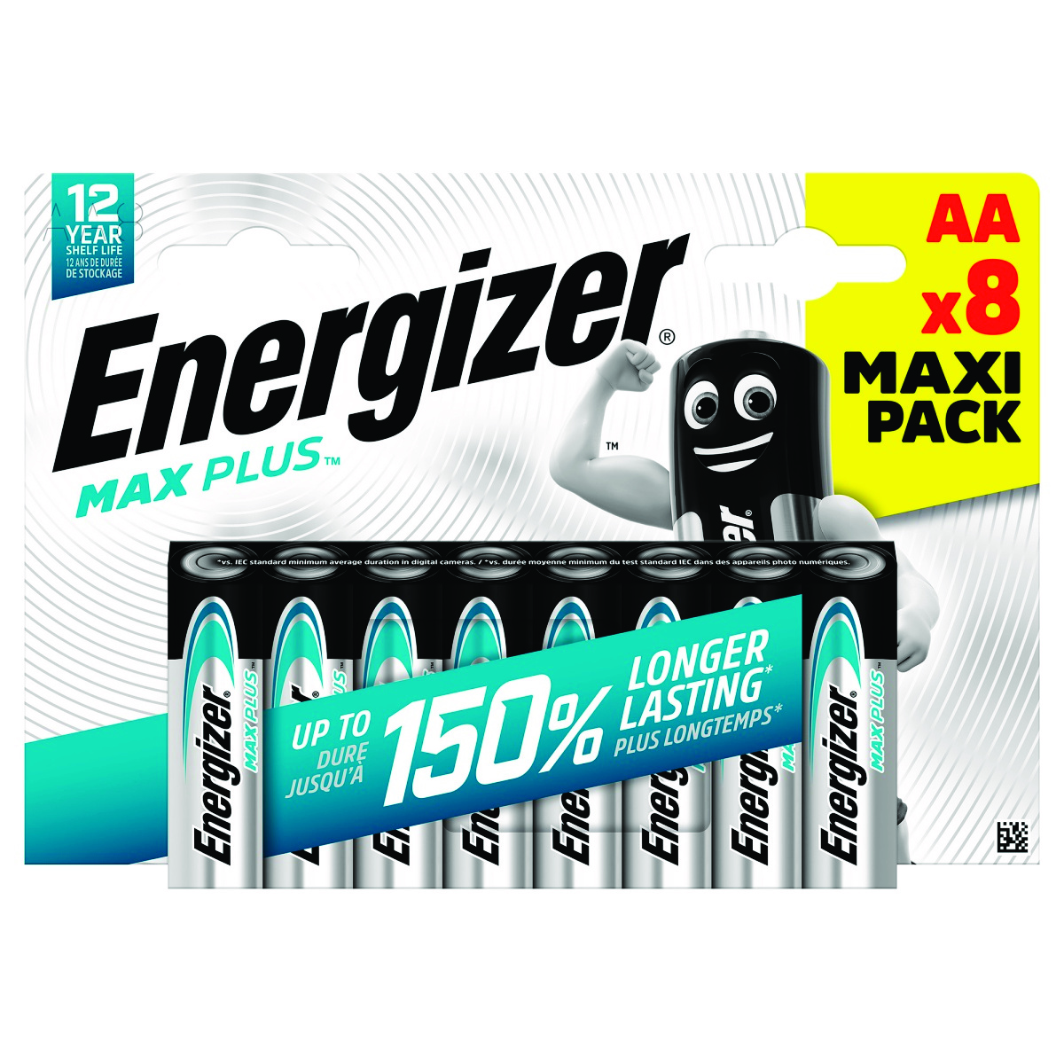 Bateria ENERGIZER Max Plus, AA, LR6, 1,5V, 8szt.