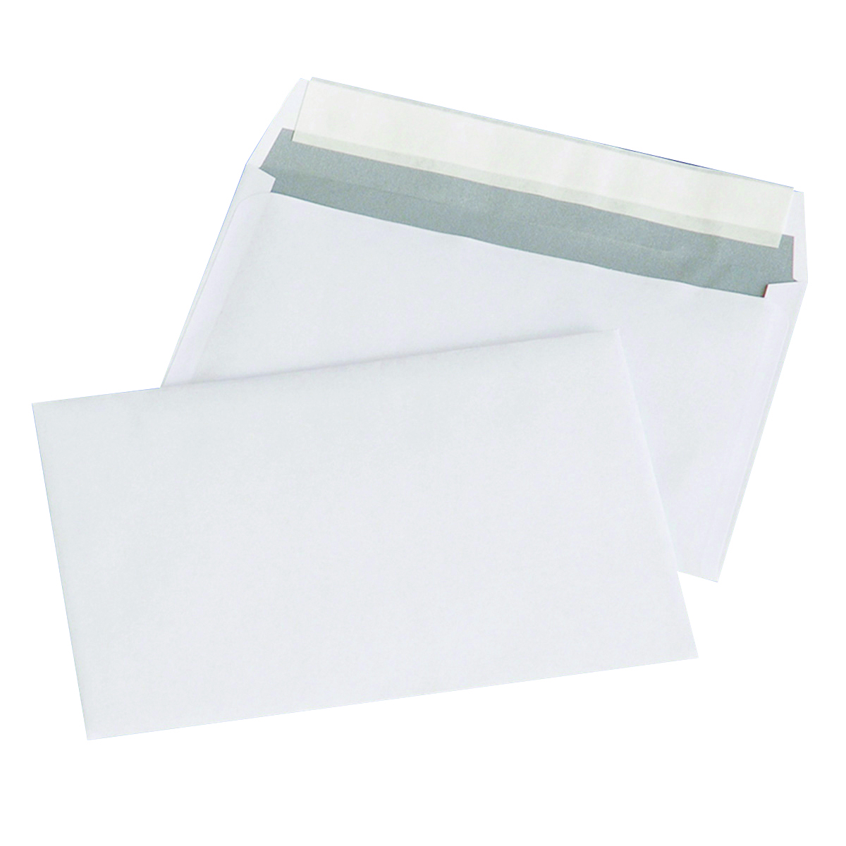 Koperty z taśmą silikonową Office Products, hk, C6, 114x162mm, 80gsm, 1000 sztuk, białe
