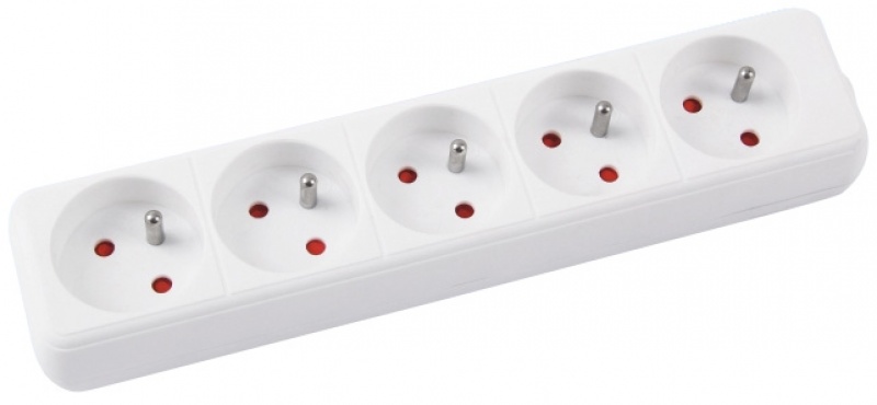 Przedłużacz Office Products 5 gniazd 5 m z uziemieniem | eazbiuro.pl | Kup sprytnie!