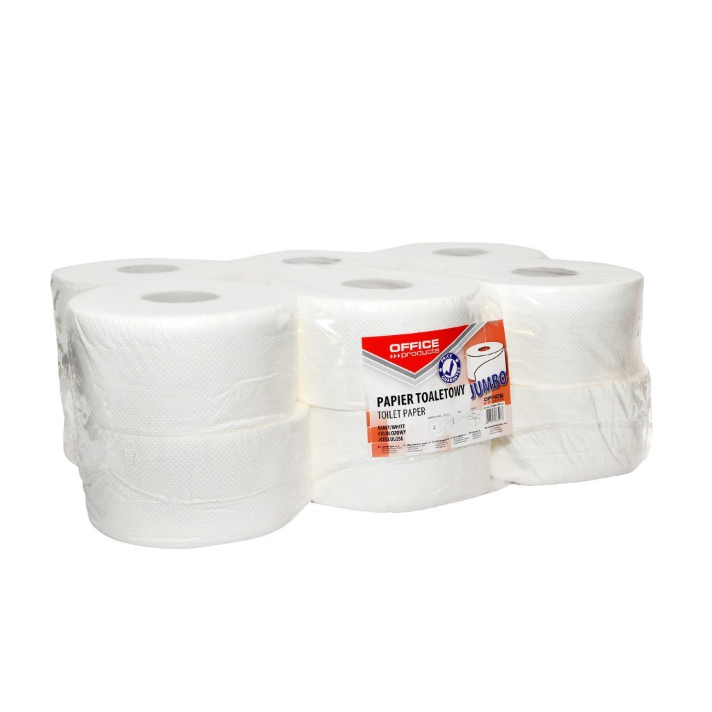 Papier toaletowy jumbo celulozowy 2 warstwowy 12 sztuk