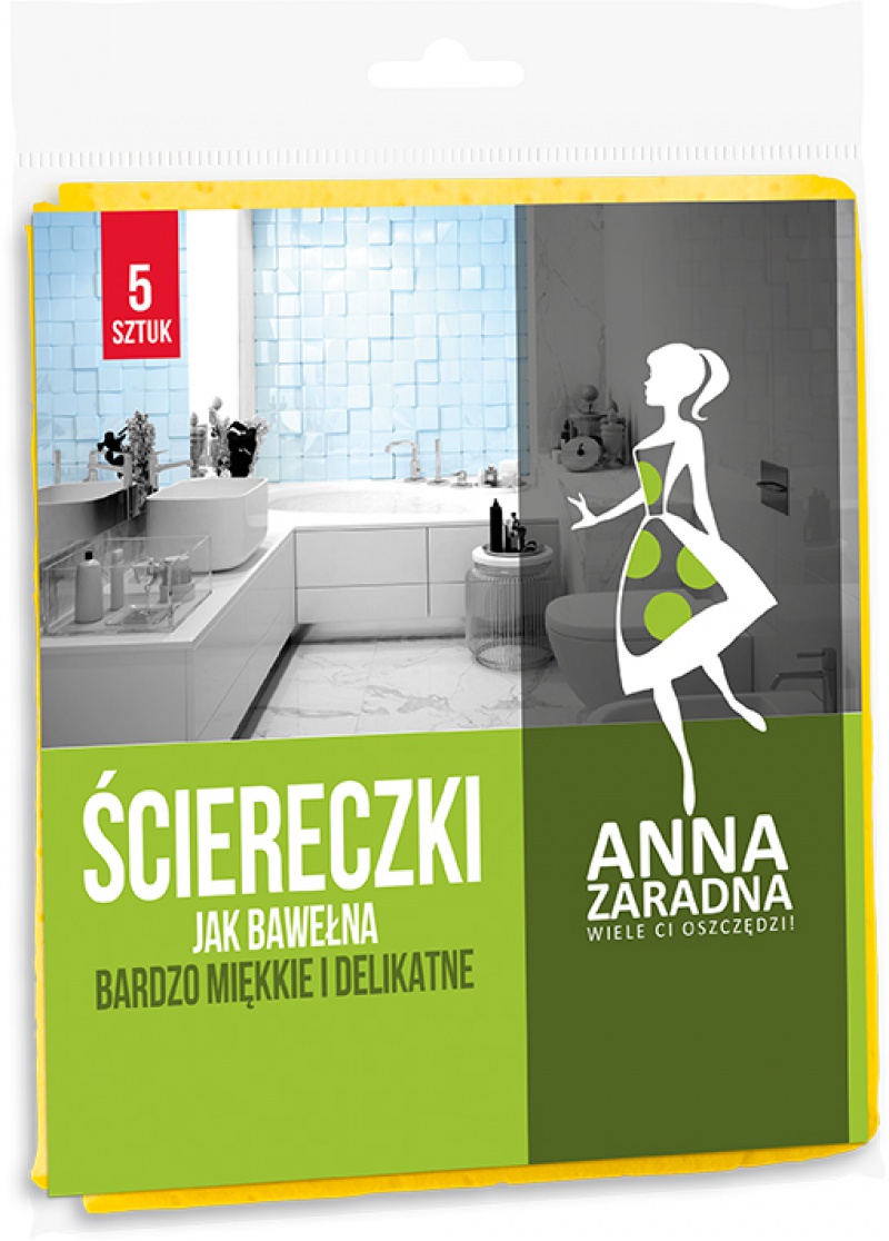 Ściereczki jak bawełna Anna Zaradna 5 szt.