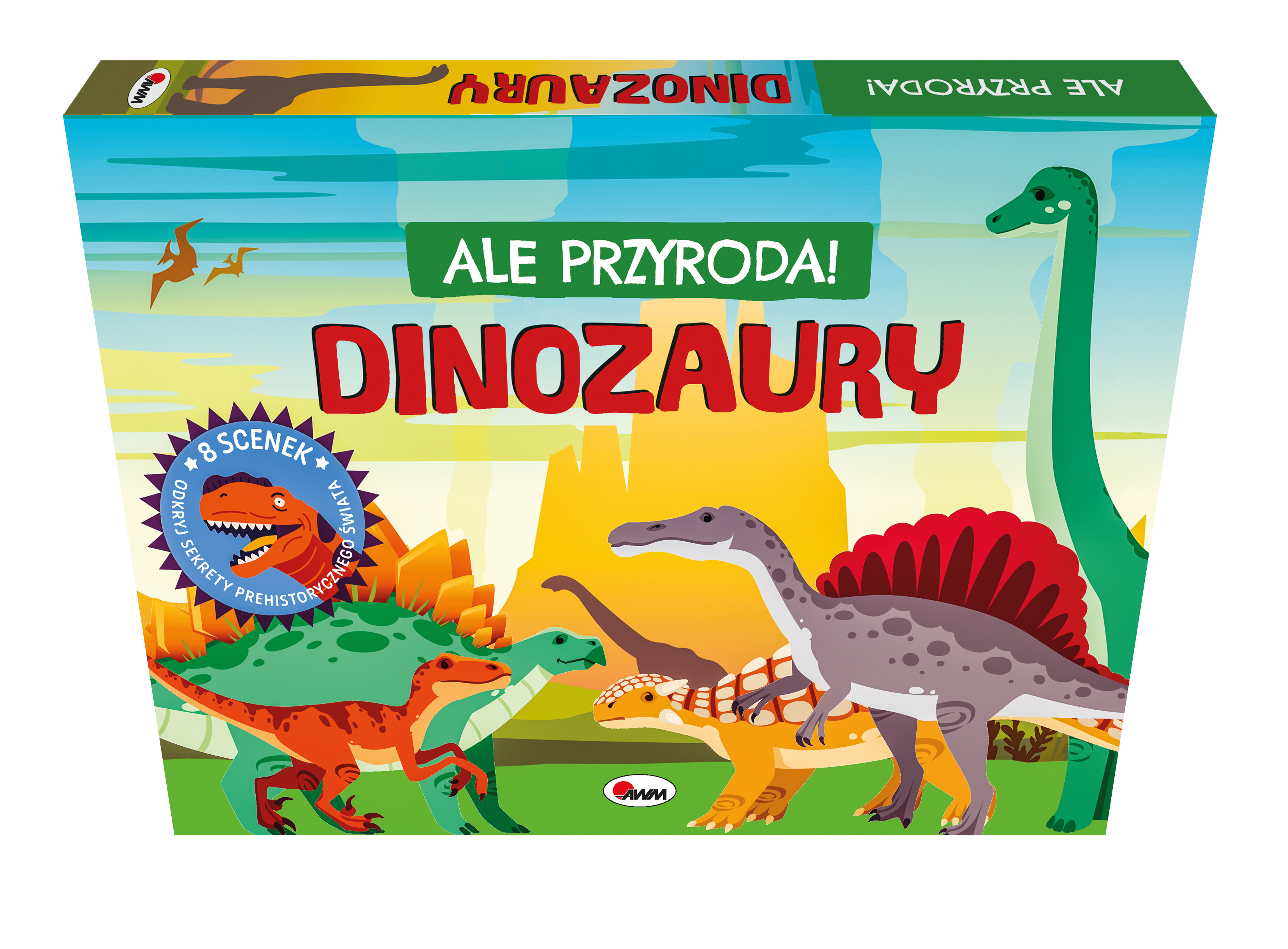 Ale przyroda dinozaury – książeczka z okienkami dla dzieci | Rozwijaj kreatywność Ale przyroda dinozaury – książeczka z okienkami dla dzieci | Rozwijaj kreatywność
