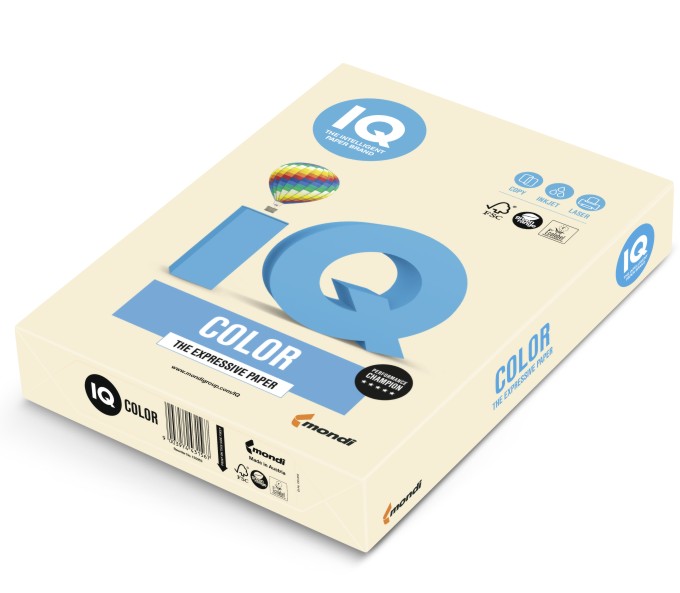 Papier ksero iq color A4 kremowy cr20