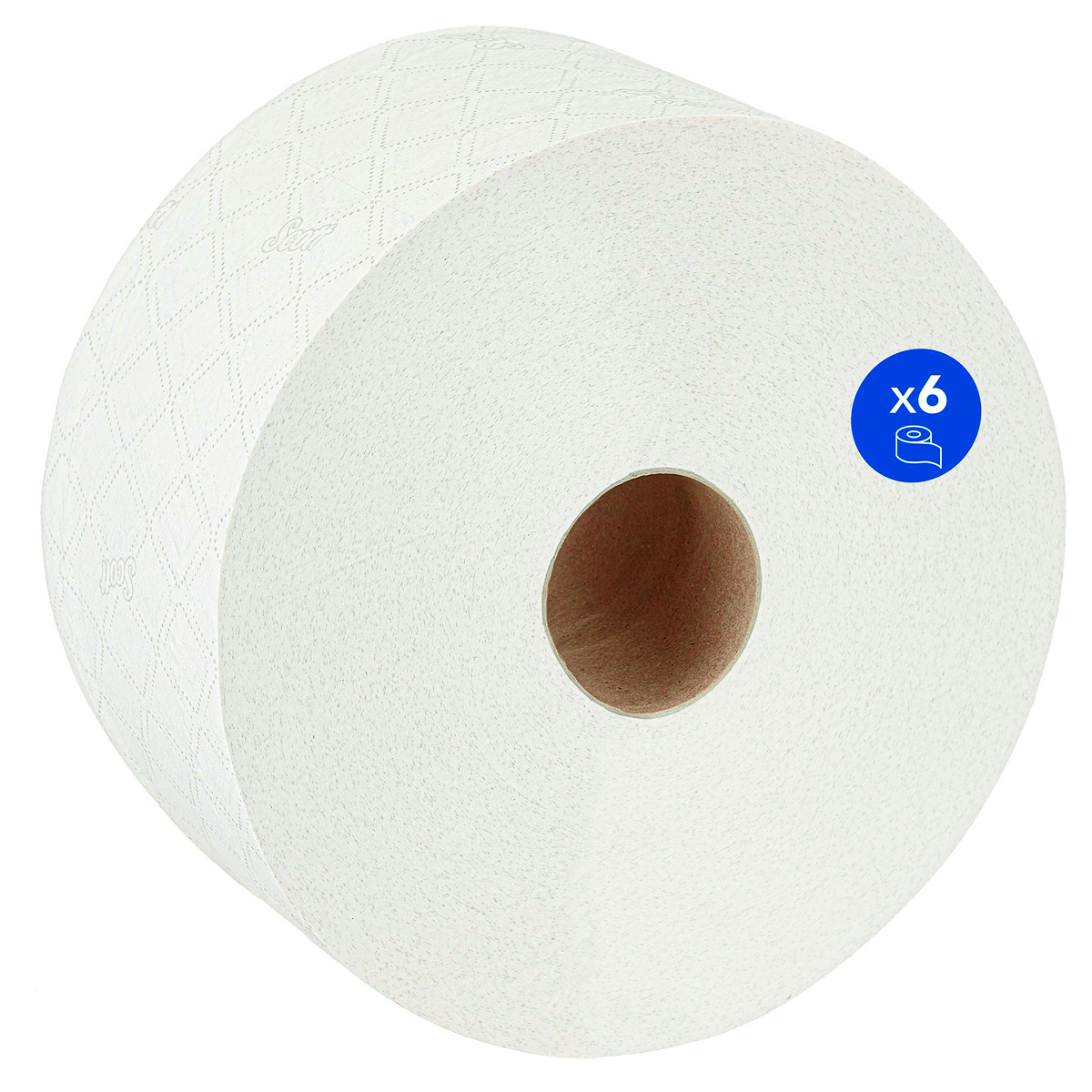 Papier toaletowy SCOTT Control, centralne odwijanie, 2-warstwowy, 314m, 6 rolek x 1280 listków, biały