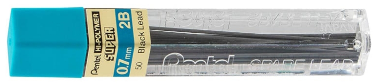 Grafity ołówkowe 0,7 mm Pentel 50 2b | eazbiuro.pl | Działaj teraz!