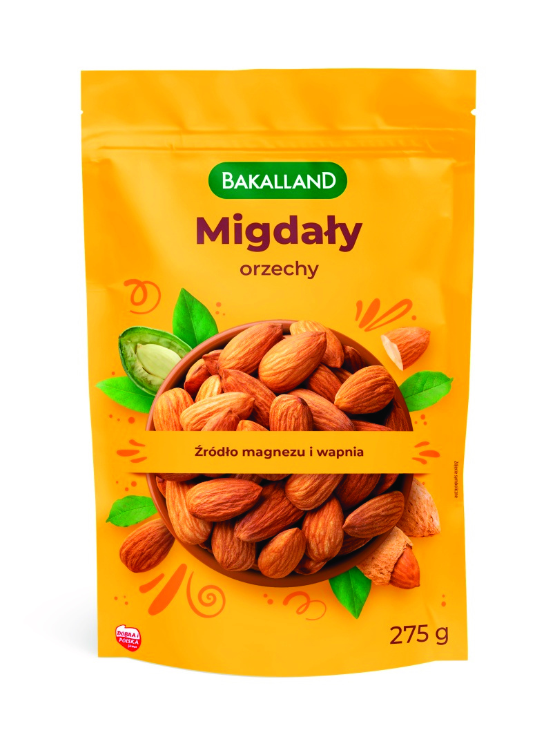 Migdały łuskane Bakalland, 275g