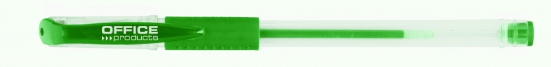 Długopis żelowy OFFICE PRODUCTS, gumowy uchwyt, 0,5mm, zielony Długopis żelowy OFFICE PRODUCTS, gumowy uchwyt, 0,5mm, zielony
